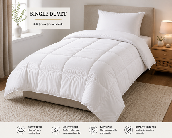Luxury Single Duvet – Soft, Cosy & Comfortable