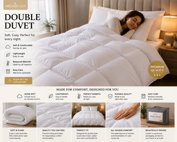 Luxury Double Duvet – Soft, Cosy & Comfortable